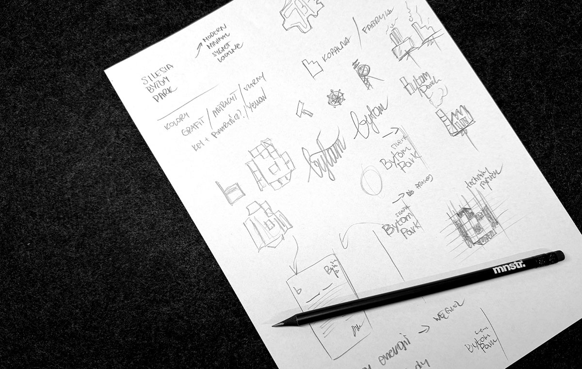 szkic logo silesia bytom park